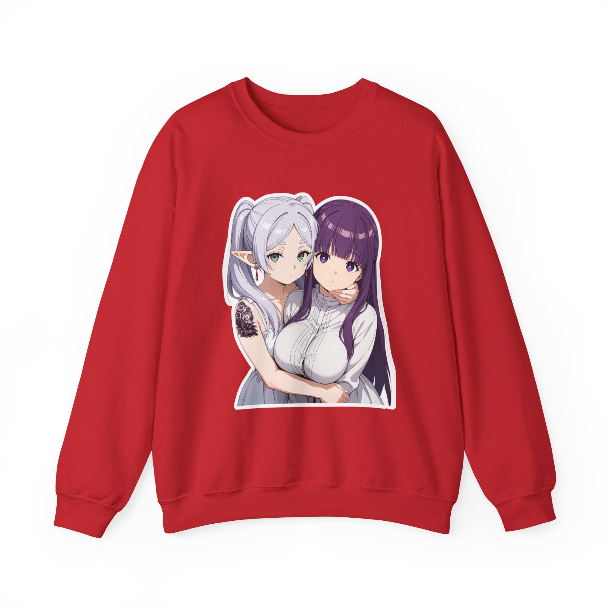 Fern x Frieren Waifu Unisex Heavy Blend™ Crewneck Sweatshirt