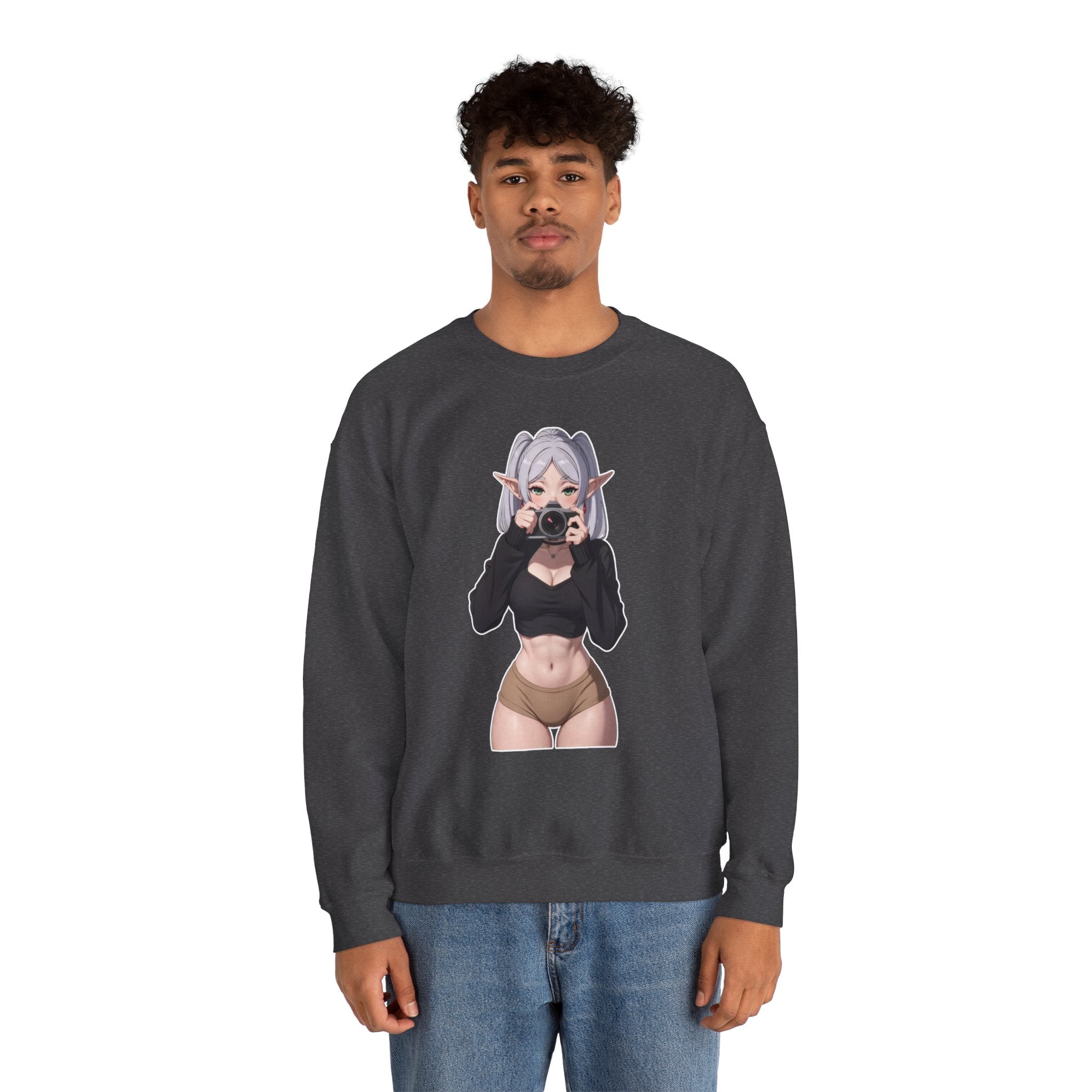 Frieren Cute Unisex Heavy Blend™ Crewneck Sweatshirt