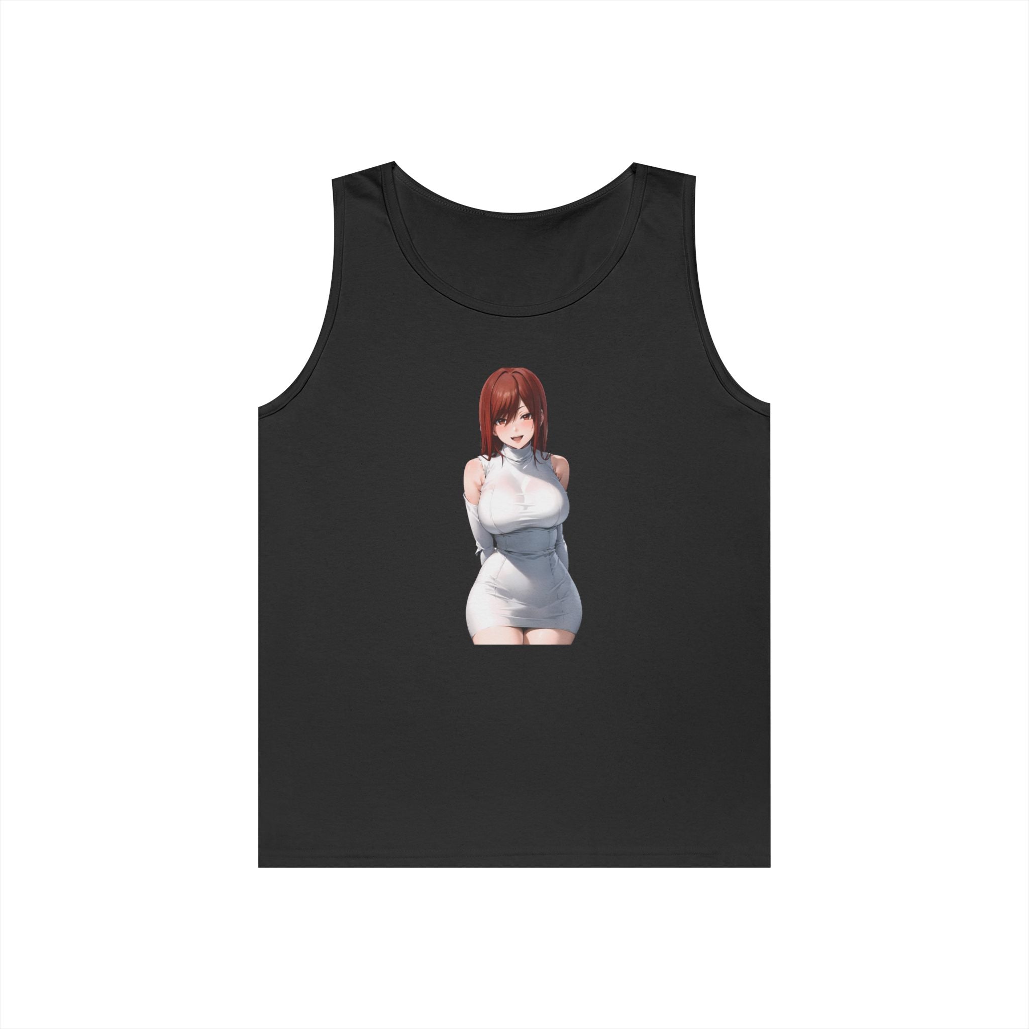 Ezra Scarlet Charming White Dress Anime Heavy Cotton Tank Top