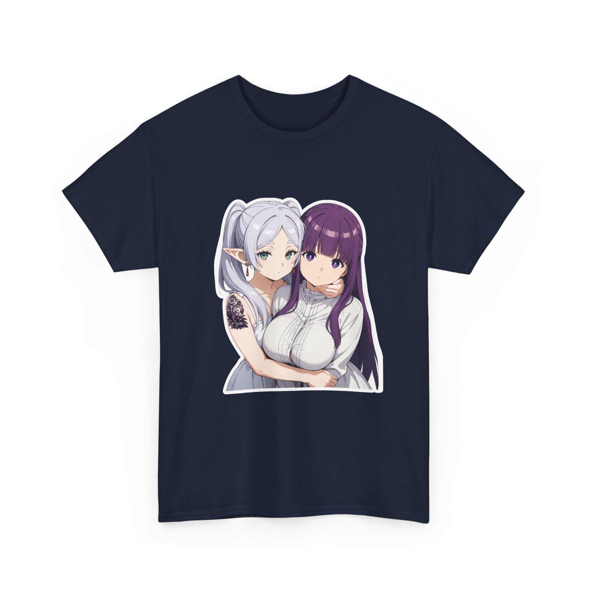 Fern x Frieren Waifu Heavy Cotton Tee