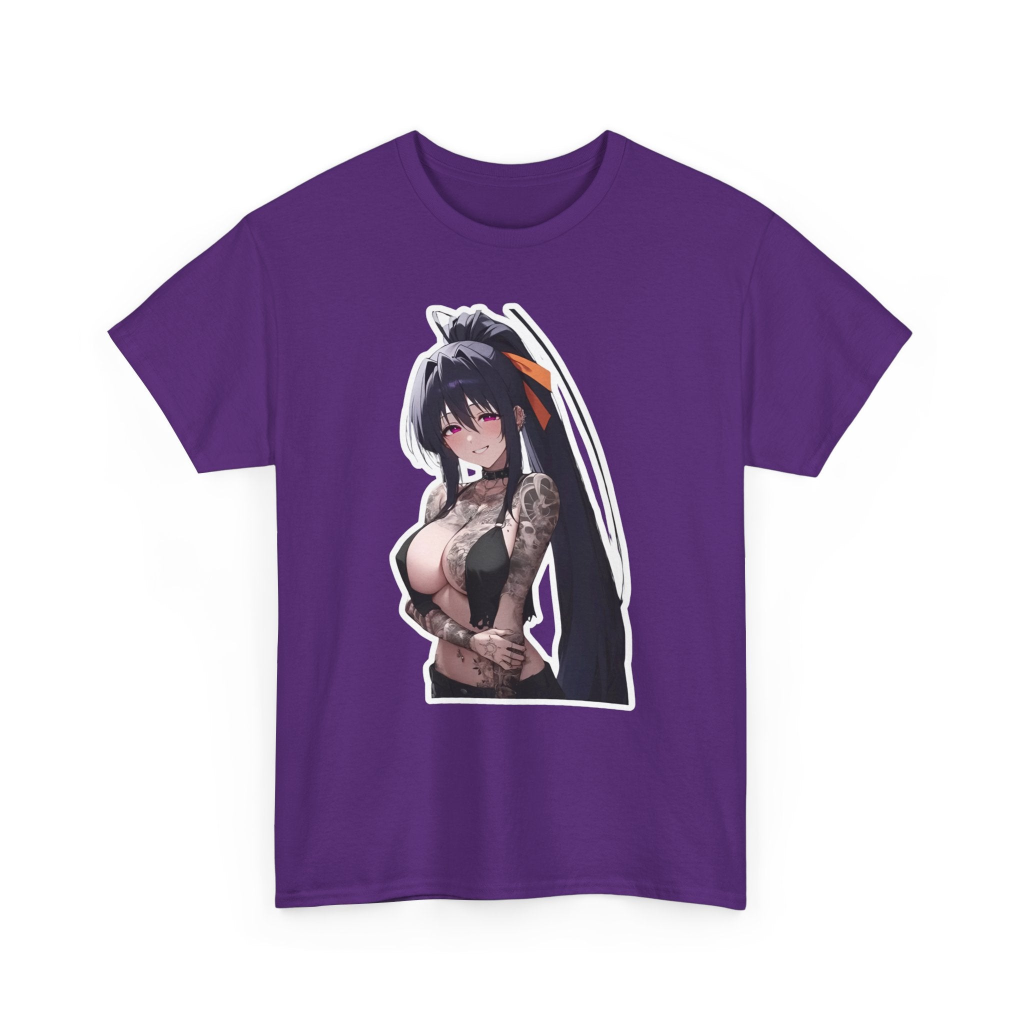 Akeno Himejima Gothic Tattooed Unisex Heavy Cotton Tee