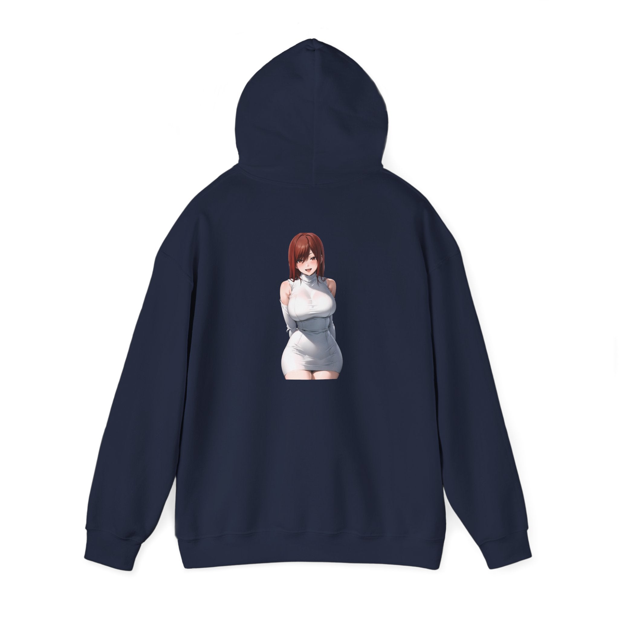 Ezra Scarlet Charming White Dress Anime Unisex Heavy Blend™ Hooded Sweatshirt