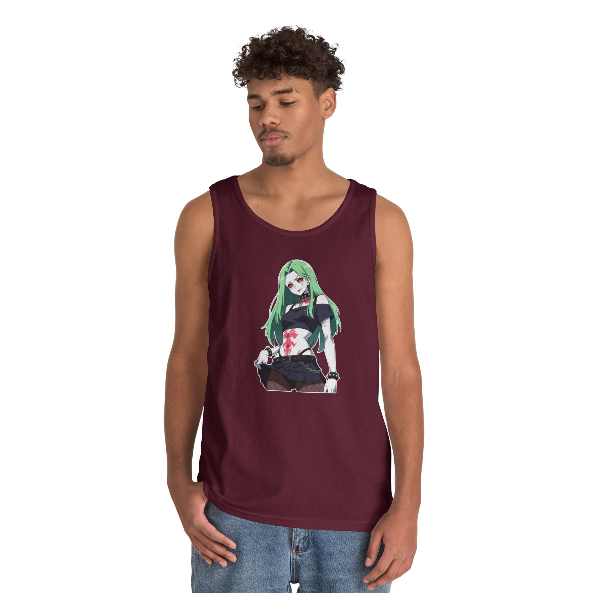 Rebecca Cyberpunk Futuristic Heavy Cotton Tank Top