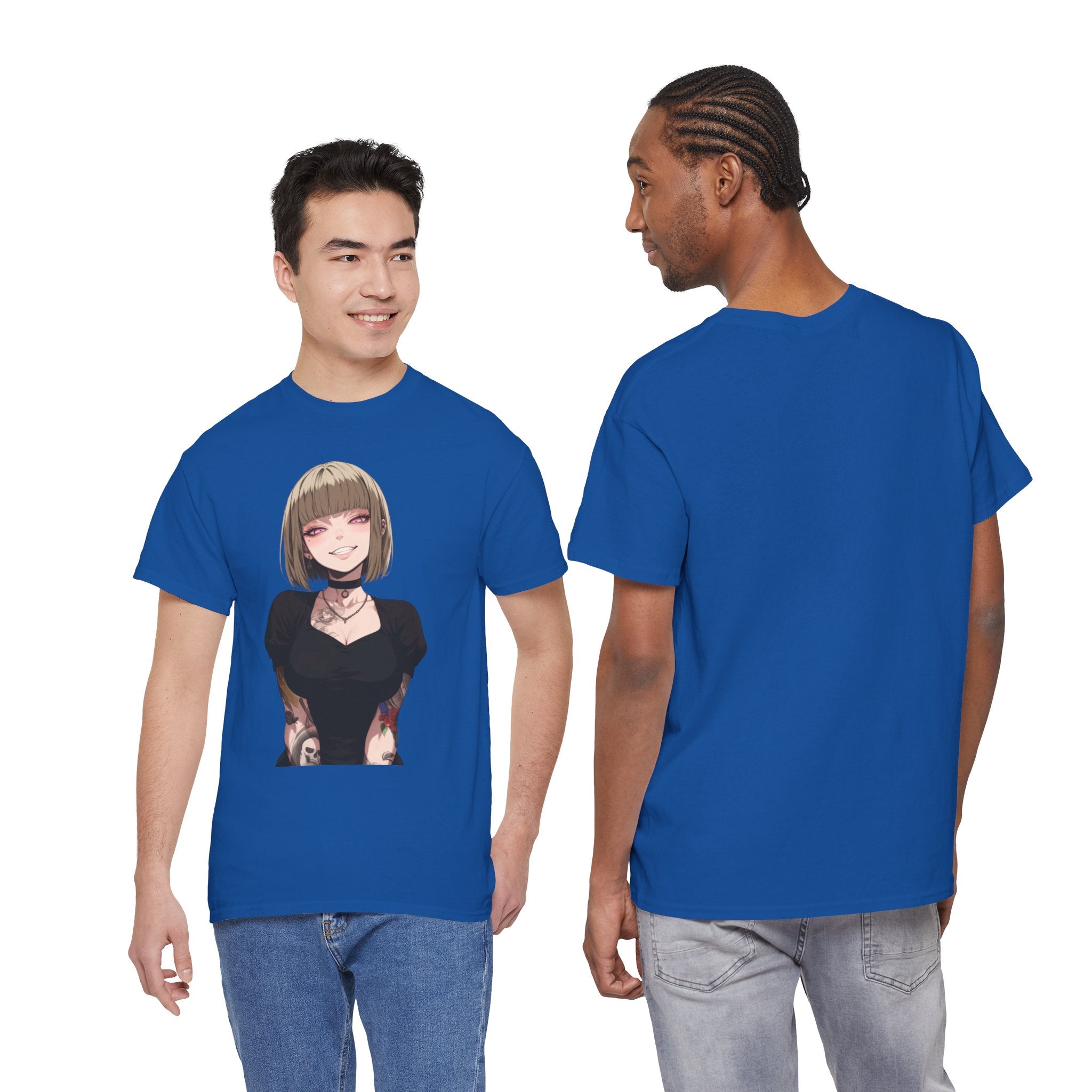 Sexy Style Himiko Toga Skull Tattooed Unisex Heavy Cotton Tee