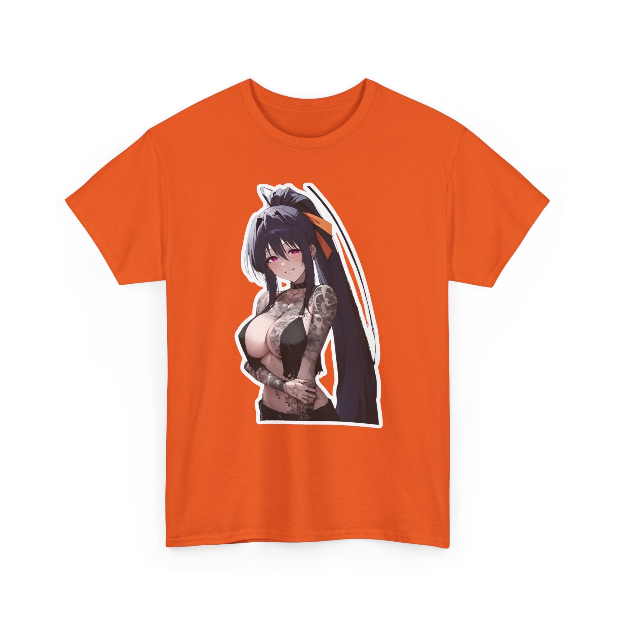 Akeno Himejima Gothic Tattooed Unisex Heavy Cotton Tee