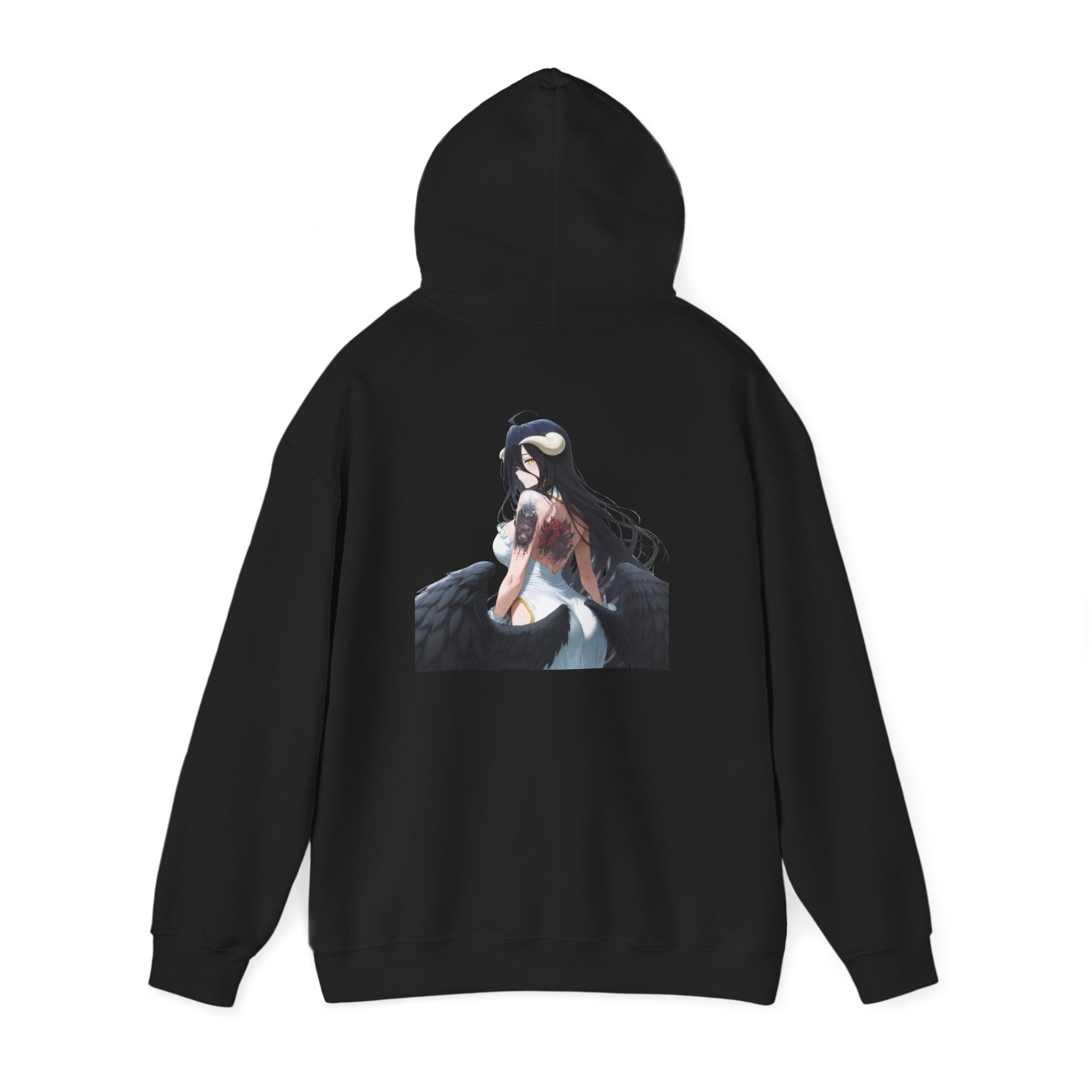 Gothic Albedo Overlord Waifu Unisex Heavy Blend™ Hooded Sweatshirt