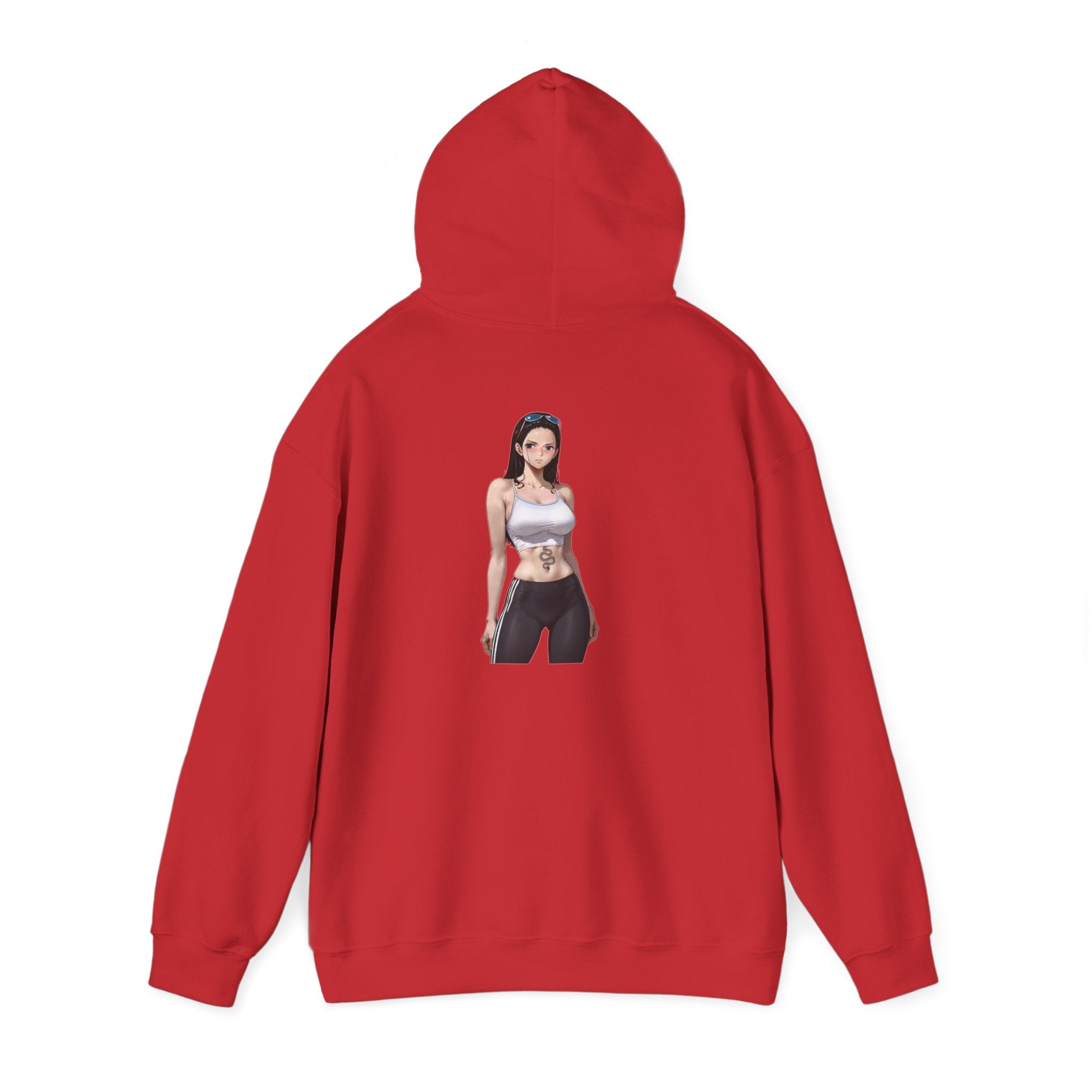 Nico Robin Sporty Snake Tattoo Anime Unisex Heavy Blend™ Hooded Sweatshirt