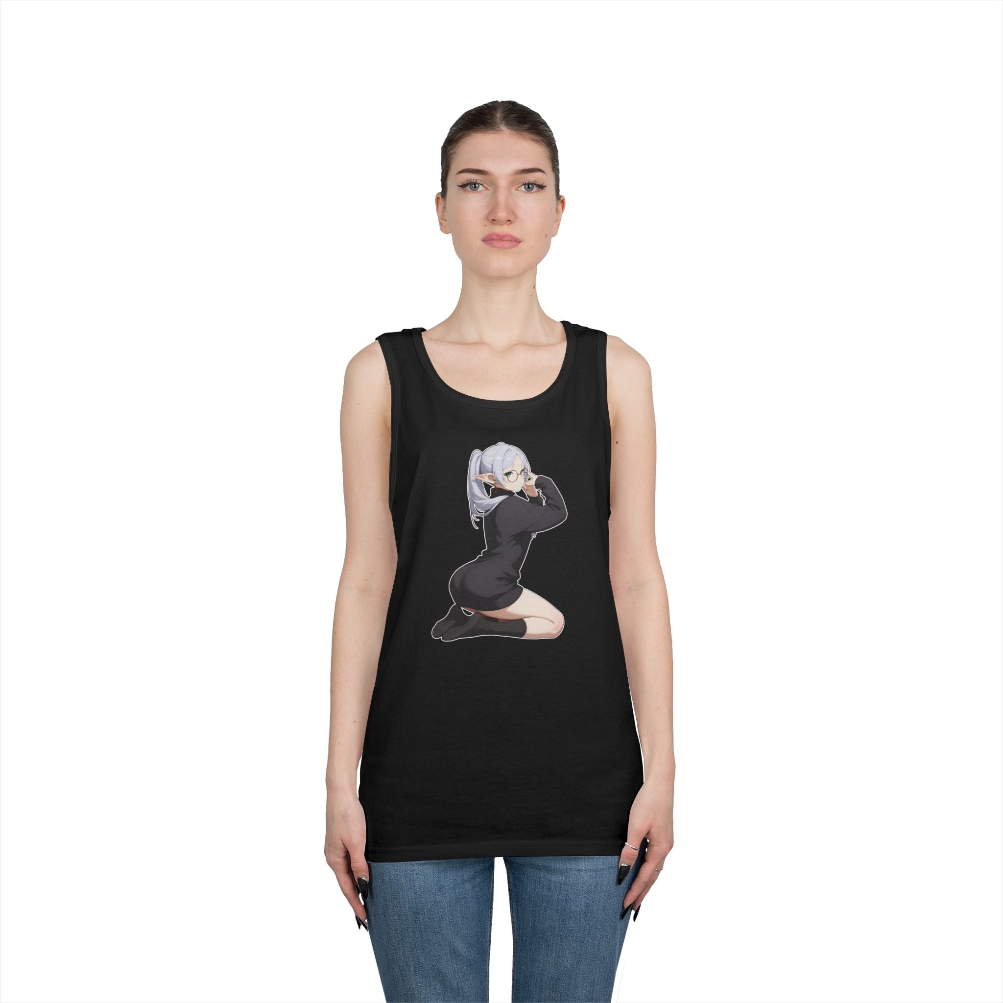 Cute Frieren Heavy Cotton Tank Top