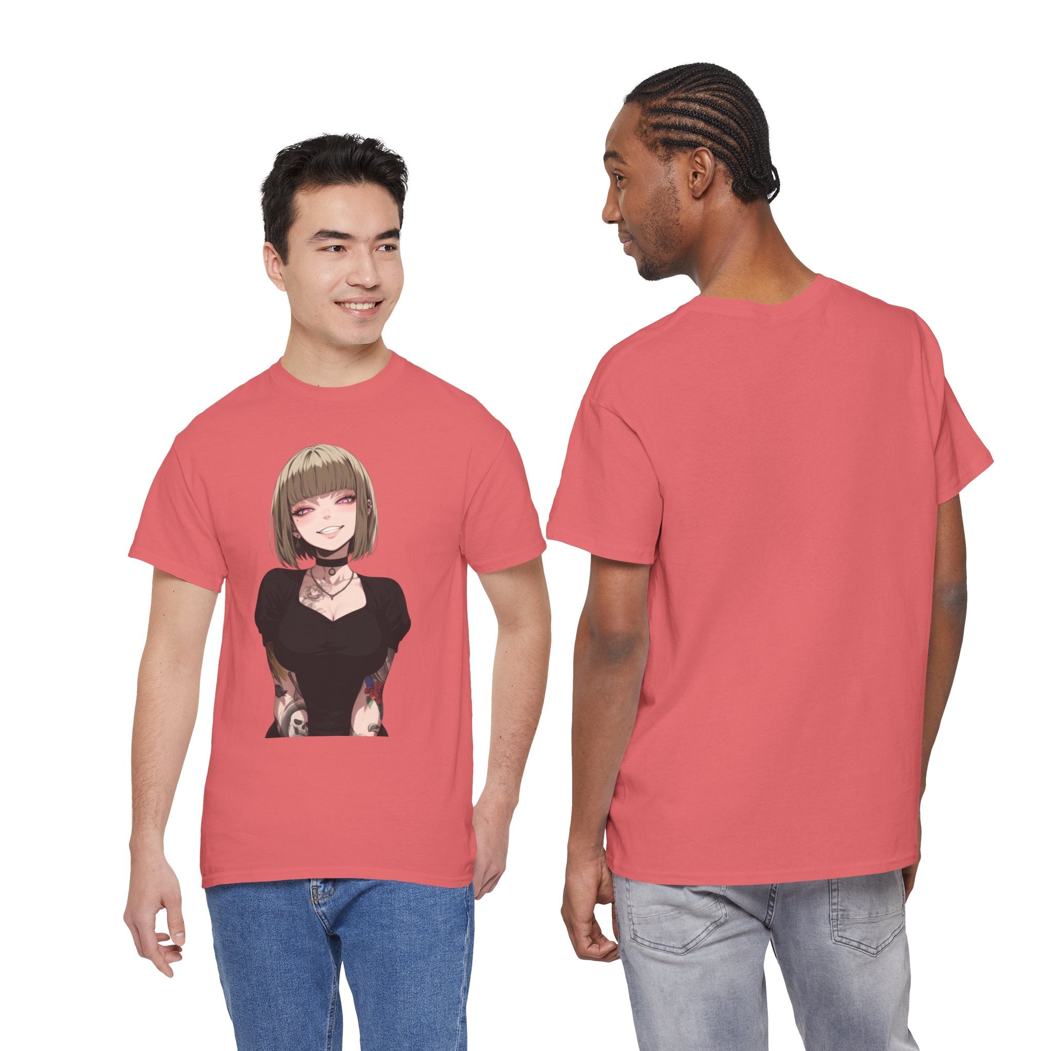 Sexy Style Himiko Toga Skull Tattooed Unisex Heavy Cotton Tee