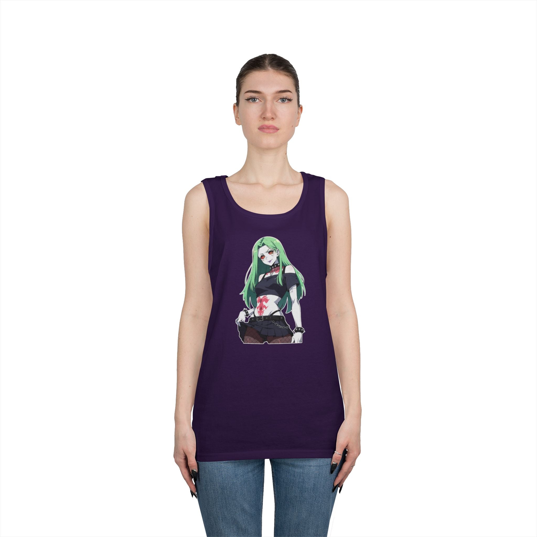 Rebecca Cyberpunk Futuristic Heavy Cotton Tank Top
