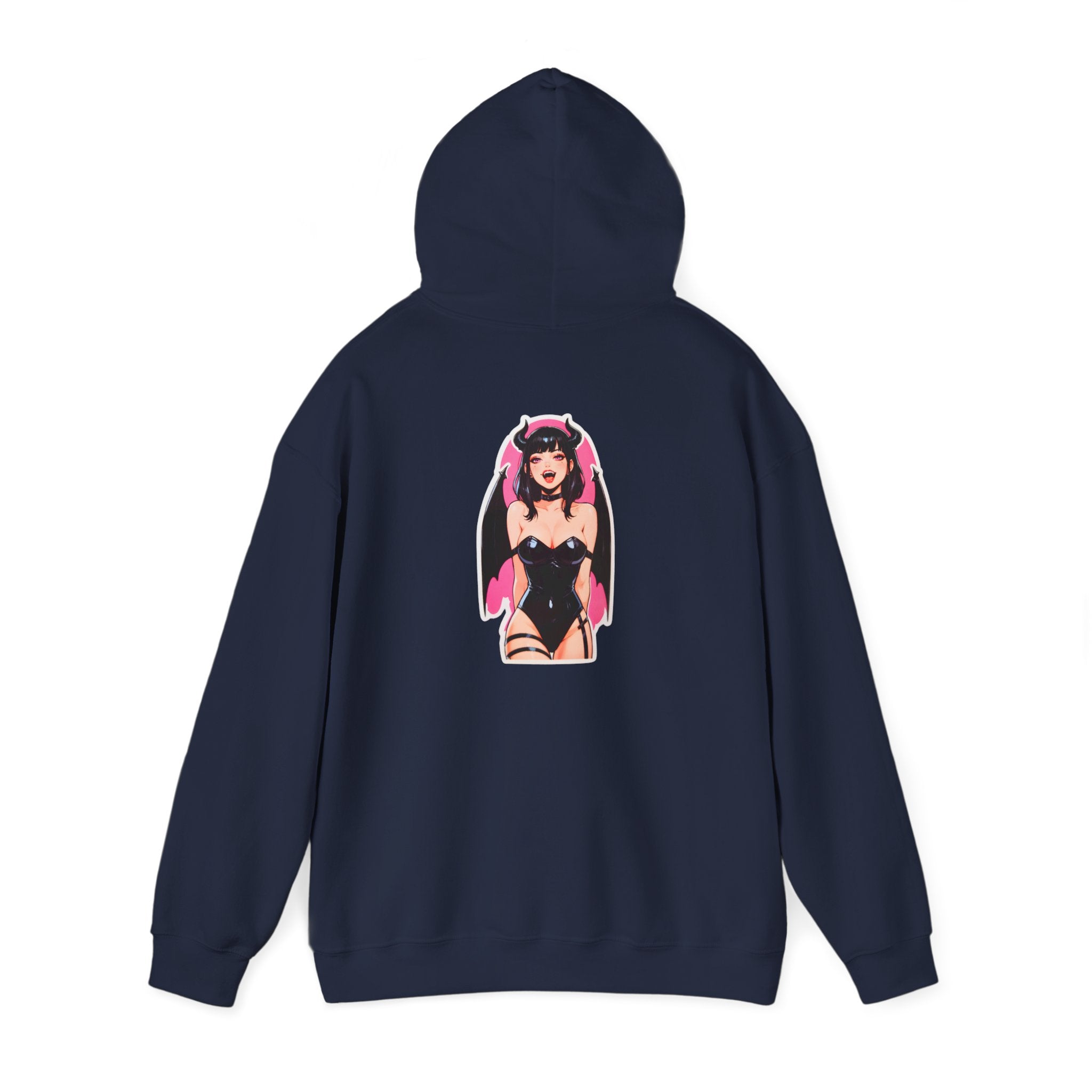 Succubus Ahegao Dark Gothic Unisex Heavy Blend™ Hooded Sweatshirt