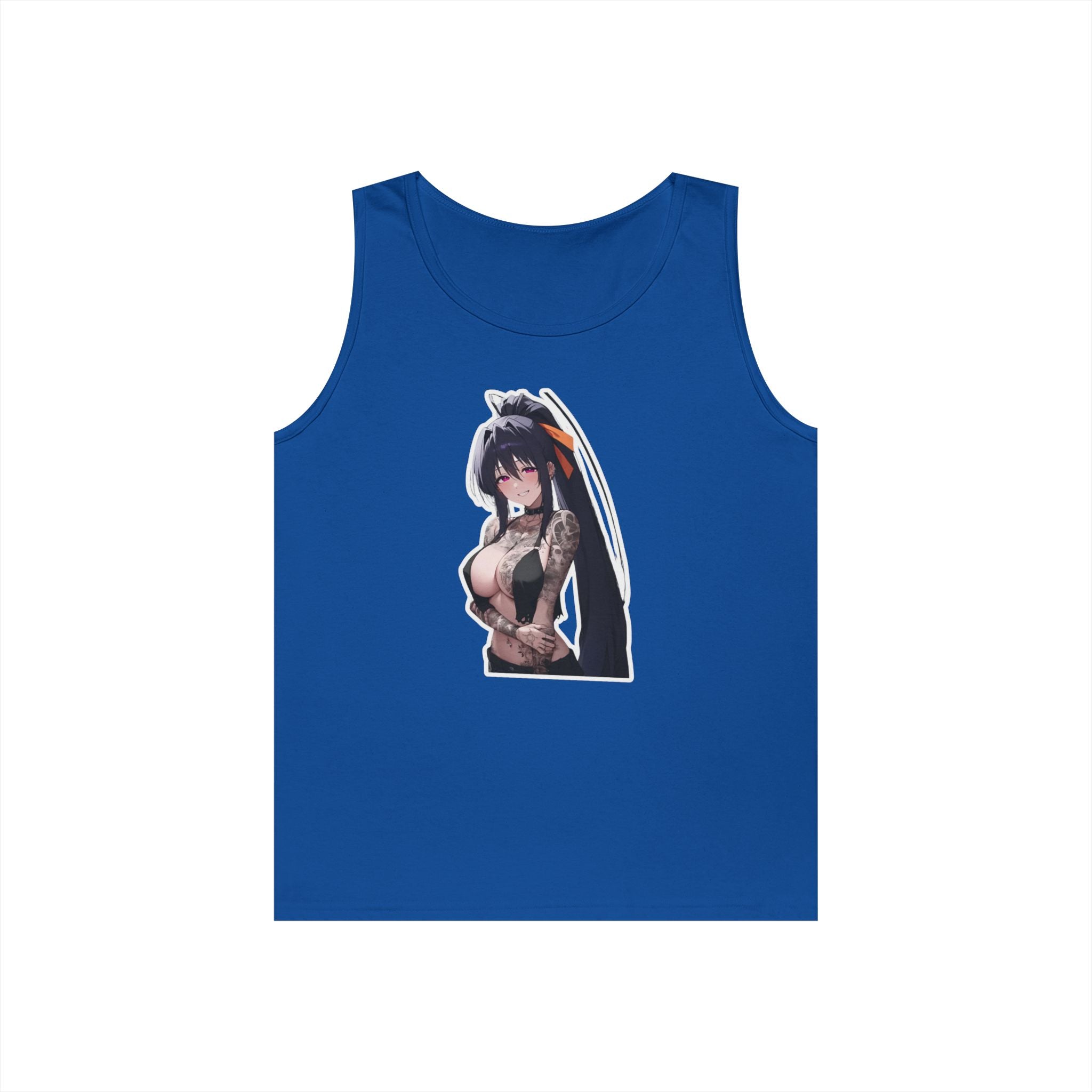 Akeno Himejima Gothic Tattooed Heavy Cotton Tank Top